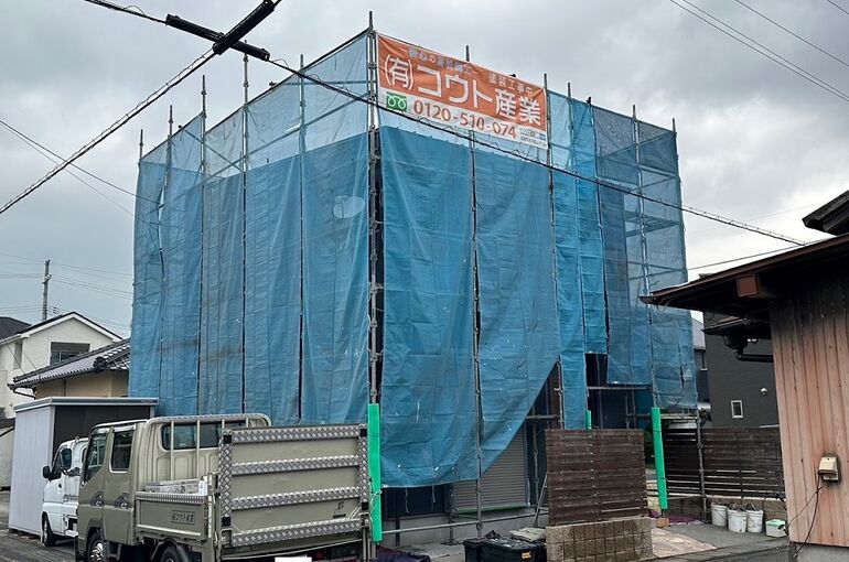 足場組立完了