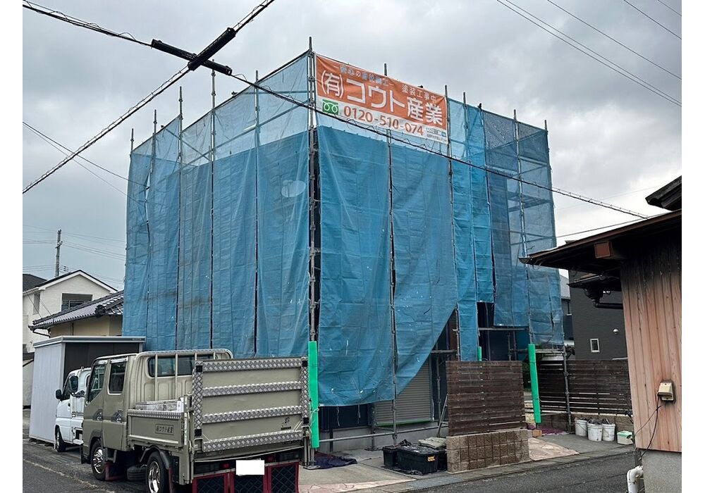 足場組立完了
