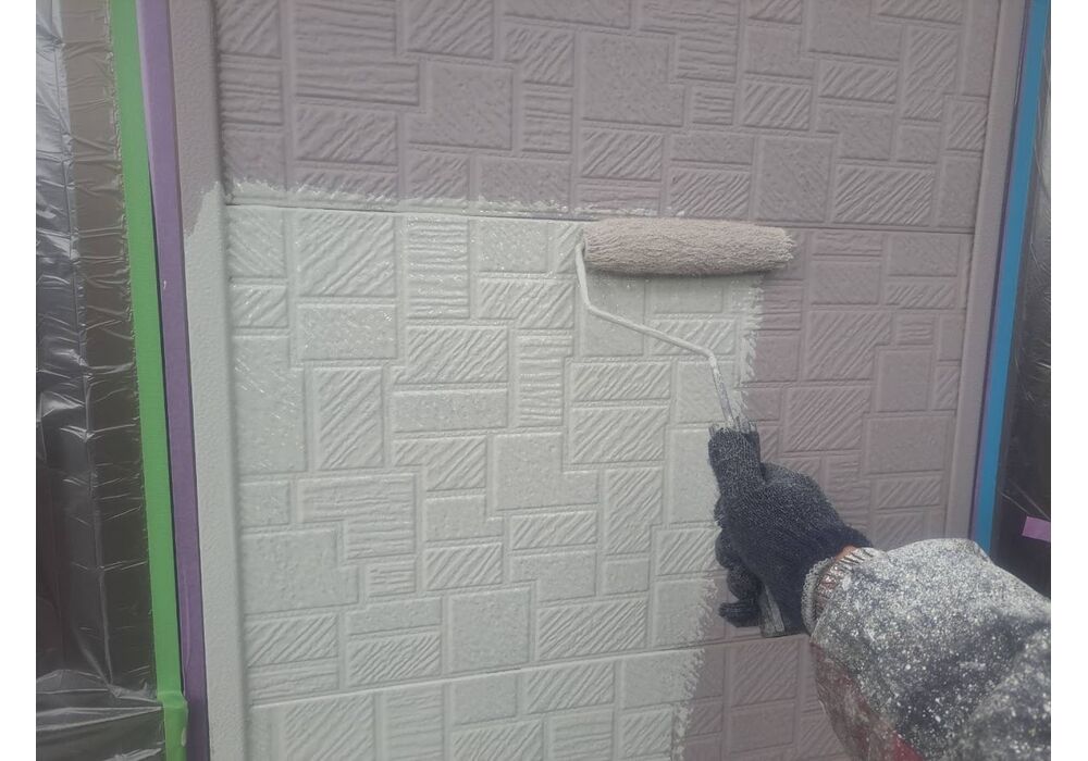 外壁下塗り